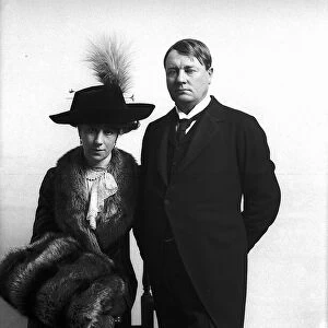 Lord Northcliffe Newspaper Tycoon and Lady Northcliffe Circa 1900