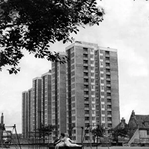 Lort House, high rise flats at Shieldfield in Newcastle 29 June 1961