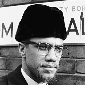 Malcolm X converted Muslim and former spokesperson for the Nation of Islam movement