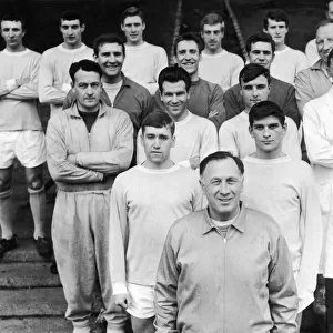 Manchester City line up for the 1965 - 66 season. Back row left to right Mike Summerbee