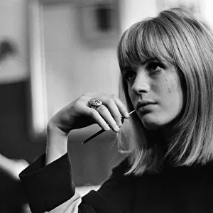 Marianne Faithfull in Paris. 5th January 1965