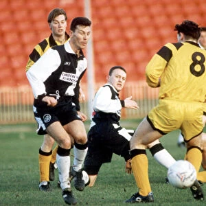 Mark Hine (left) and Alan Lamb (right), Gateshead FC footballers