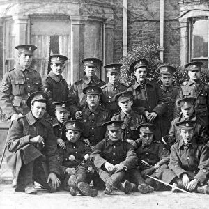 Members of the South Midlands Field Ambulance RAMC (Royal Army Medical Corps)