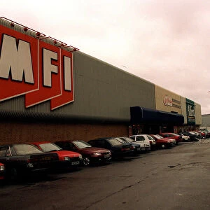 MFI Store in Wembley London February 1997 Stores Shopping Exterior