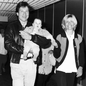 Michael Brandon Actor and Actress Glynis Barber with their son Baby Alexander