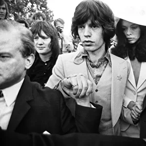 Mick Jaggers wedding to Bianca in Saint-Tropez, France. 12th May 1971