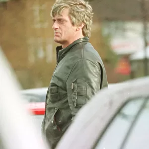 Mike Oldfield Musician shopping in Amersham