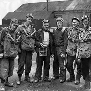 Miners: Mine rescue team: Fire at Monckton No. 3 and 4 Colliery Nr. Barnsley