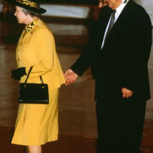 Queen Elizabeth II Kremlin Photo Print, October 1994 Queen Elizabeth II Kremlin Photo Print, October 1994
