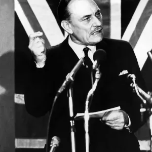 Enoch Powell Print, 5th October 1976 Political Campaign Poster Enoch Powell Print, 5th October 1976 Political Campaign Poster