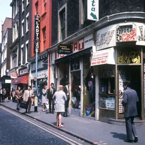 Carnaby Street London Print circa 1968 Carnaby Street London Print circa 1968