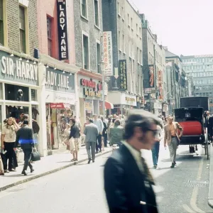 Carnaby Street London Print 1968 Carnaby Street London Print 1968
