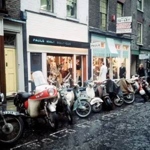 Pauls Male Boutique Print, Carnaby Street London 1968 Pauls Male Boutique Print, Carnaby Street London 1968