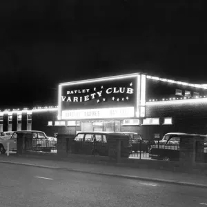 Batley Variety Club Nighttime Print Batley Variety Club Nighttime Print