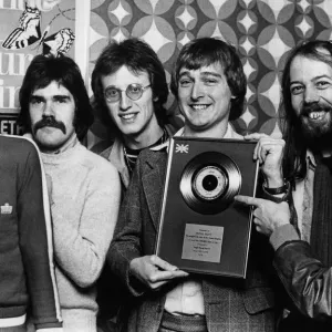 Lindisfarne Members Present Silver Disc Print Lindisfarne Members Present Silver Disc Print