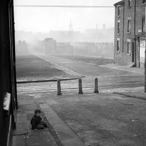 Liverpool Slum Housing Print, 1949 Liverpool Slum Housing Print, 1949