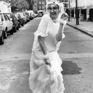 Su Pollard in Wedding Dress Print Su Pollard in Wedding Dress Print