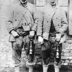 Geordie Miners Print, 1893 Houghton Spring Pit Photograph Geordie Miners Print, 1893 Houghton Spring Pit Photograph