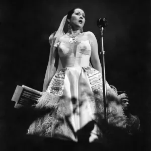 Yma Sumac at the Kings Hall, Belle Vue Print Yma Sumac at the Kings Hall, Belle Vue Print