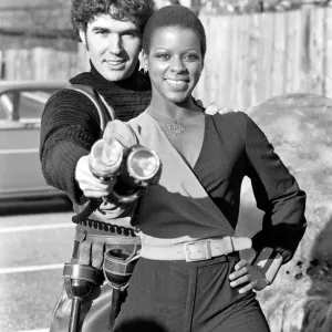 Josette Simon and Steven Pacey Join Blakes Seven Print January 1980 Josette Simon and Steven Pacey Join Blakes Seven Print January 1980