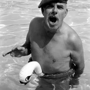 Windsor Davies Print - It Ain't Half Hot Mum 1976 Windsor Davies Print - It Ain't Half Hot Mum 1976