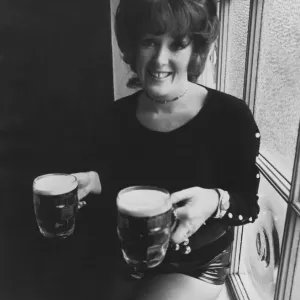 D.M. Barmaid of the Year Print, February 1972 D.M. Barmaid of the Year Print, February 1972