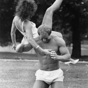 Linda Lusardi Lifted by Nearly Naked Julien Macdonald Print Linda Lusardi Lifted by Nearly Naked Julien Macdonald Print