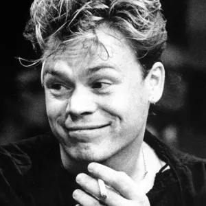 Ali Campbell de UB40 à un match de boxe à Birmingham. 13 mai 1986. Ali Campbell de UB40 à un match de boxe à Birmingham. 13 mai 1986.