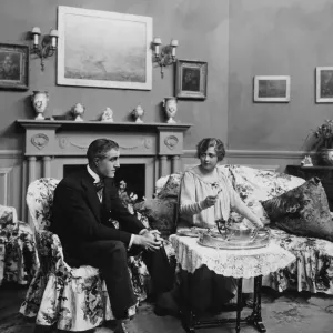 Escena de la obra La Dama que Ríe. 17 de noviembre de 1922. Escena de la obra La Dama que Ríe. 17 de noviembre de 1922.