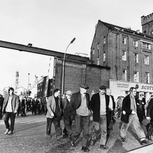 Scott Lithgow Shipyard Workers, Print 1972 Scott Lithgow Shipyard Workers, Print 1972