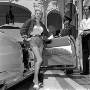 Diana Dors at Cannes Film Festival 1956 Vintage Print Diana Dors at Cannes Film Festival 1956 Vintage Print