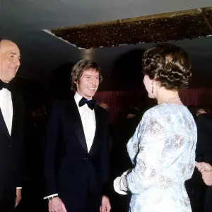 Michael Crawford Meets The Queen Print - December 1972 Michael Crawford Meets The Queen Print - December 1972