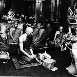 Alan James Becomes Buddhist Monk Print (00158) Alan James Becomes Buddhist Monk Print (00158)