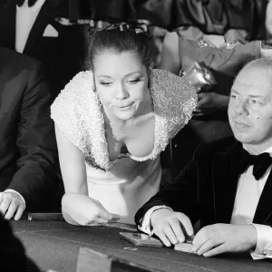 Diana Rigg in Low-Cut Dress, On Her Majesty's Secret Service Print (1969) Diana Rigg in Low-Cut Dress, On Her Majesty's Secret Service Print (1969)