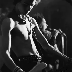 Sid Vicious Print - Sex Pistols in Holland December 1977 Sid Vicious Print - Sex Pistols in Holland December 1977
