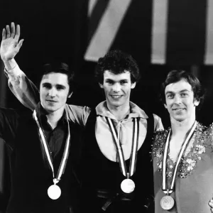 John Curry's 1976 Innsbruck Winter Olympics Gold Medal Print John Curry's 1976 Innsbruck Winter Olympics Gold Medal Print
