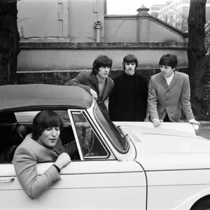 The Beatles: John Lennon Passes Driving Test Print The Beatles: John Lennon Passes Driving Test Print