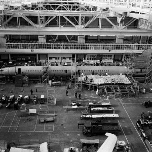Concorde Prototype 2 Print - BAC Filton February 1967 Concorde Prototype 2 Print - BAC Filton February 1967
