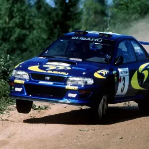 Colin McRae 555 Subaru World Rally Team Print November 1997 Colin McRae 555 Subaru World Rally Team Print November 1997