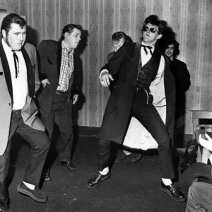 Teddy Boys at the Fforchneol Arms, 13th May 1976 Print Teddy Boys at the Fforchneol Arms, 13th May 1976 Print