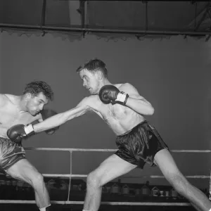 Howard Winstone v Harry Carroll Print 1962 Howard Winstone v Harry Carroll Print 1962