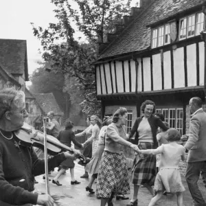 May Day Fete in Princes Risborough Print May Day Fete in Princes Risborough Print