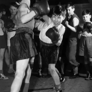 Youth Boxing at Battersea Amateur Boxing Club Print Youth Boxing at Battersea Amateur Boxing Club Print