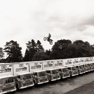 Stunts John Golly Goddard Motorcycle Jump Print (00203) Stunts John Golly Goddard Motorcycle Jump Print (00203)