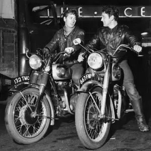 Youth Culture Mod and Rockers Print 1963 Youth Culture Mod and Rockers Print 1963