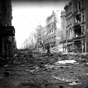 Bomb Damage London Print: WW2 Rubble and Debris (00205) Bomb Damage London Print: WW2 Rubble and Debris (00205)