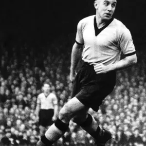 Billy Wright Wolves et footballeur d'Angleterre Nov 1956 Billy Wright Wolves et footballeur d'Angleterre Nov 1956
