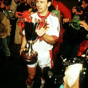 Final de la Copa de Campeones de Europa en Rotterdam mayo 1991 Manchester United 2 v. Final de la Copa de Campeones de Europa en Rotterdam mayo 1991 Manchester United 2 v.
