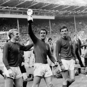 Nobby Stiles and Bobby Moore Celebrate 1966 World Cup Print Nobby Stiles and Bobby Moore Celebrate 1966 World Cup Print
