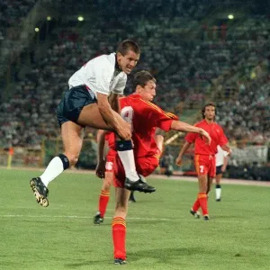 World Cup 1990 Last 16 England 1 Belgium 0 Print World Cup 1990 Last 16 England 1 Belgium 0 Print